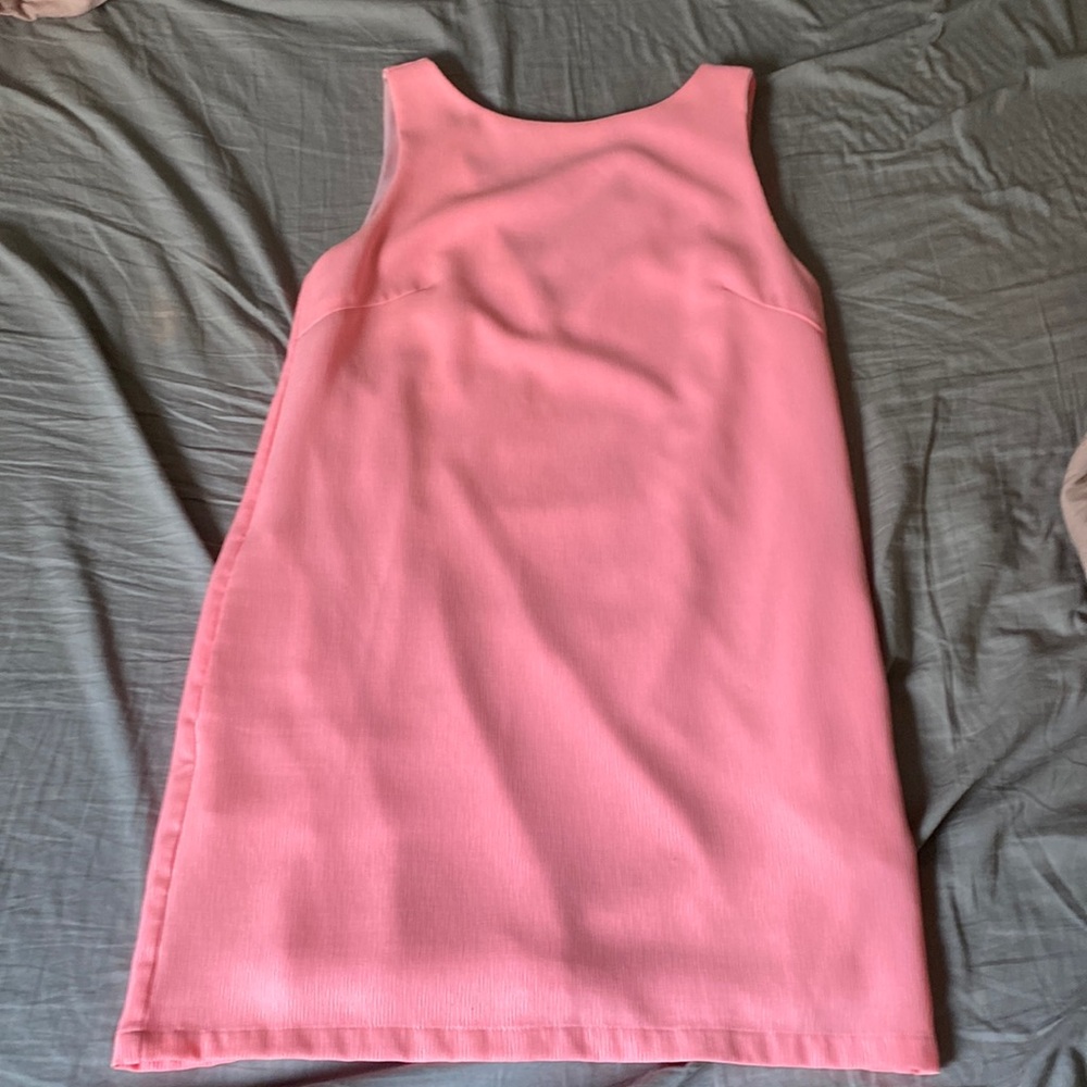 Bright Pink Shift Dress
